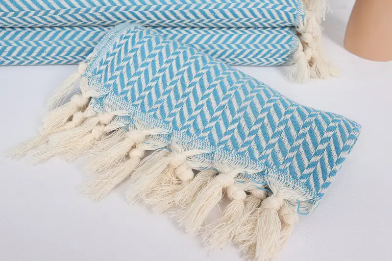 Personalized Gifts, 36x18 Cotton Chevron Towel, Personalized Hand Towel, Decorative Towel, Best Friend Wedding Gift, Birthday Gift, Wedding Favors - 4