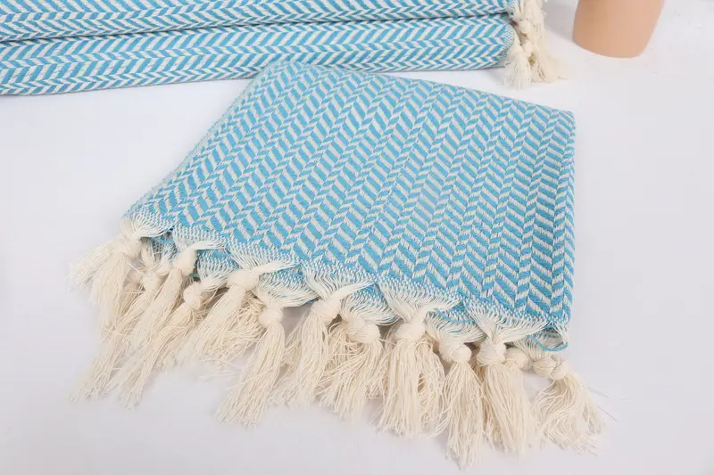 Personalized Gifts, 36x18 Cotton Chevron Towel, Personalized Hand Towel, Decorative Towel, Best Friend Wedding Gift, Birthday Gift, Wedding Favors - 5