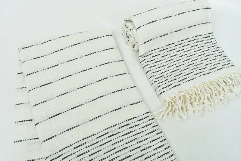 Beach Towel Bulk, Luxury towel, Turkish towel, Travel Towel, Bachelor Bachelorette Party Favors, Engagement Gift, 70x38 Cotton Striped Design Towel - 7