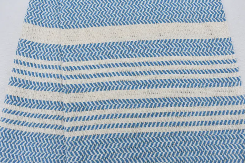 40x18 Cotton Striped Towel, Bulk Order Towel, Wedding Anniversary Gift, Small Bath Towels, Bridesmaid Gifts, Kitchen Towel, Boyfriend Christmas Gift - 7