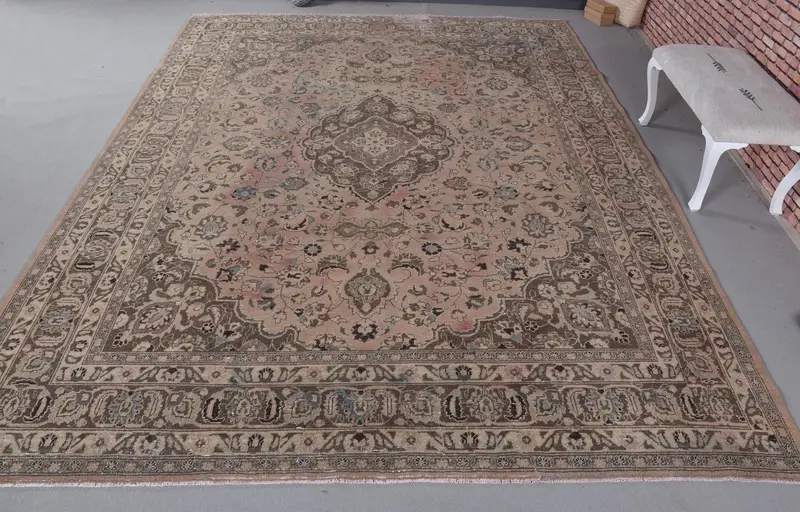 Orange Ombré Rug, 9.4x12.4 ft Chic Decor