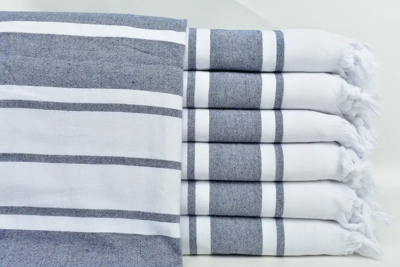 Gifts For Him, Turkish beach towel, Spa Towel, Home Gift, Quick-Dry Beach Towel, 68x36 Cotton Striped Terry Towel, Turkish Bath Towel Set - 1