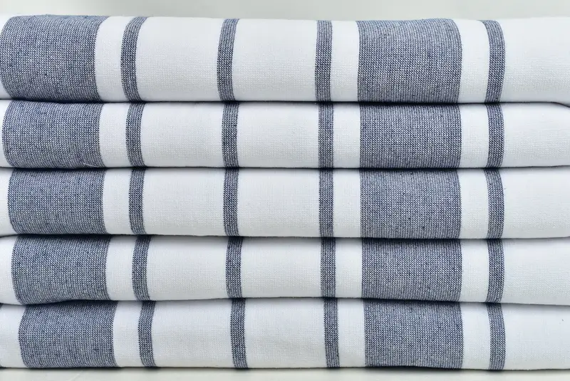 Gifts For Him, Turkish beach towel, Spa Towel, Home Gift, Quick-Dry Beach Towel, 68x36 Cotton Striped Terry Towel, Turkish Bath Towel Set - 2