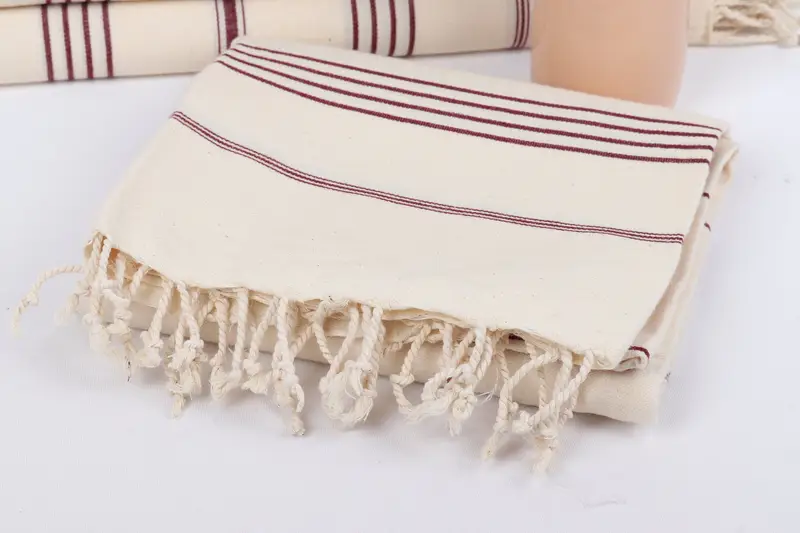 Absorbent Turkish towel, Lightweight towel, Gift For Boyfriend, Vegas Bachelorette Party Favors, 70x40 Linen Striped Towel, Turkish bath towel - 5