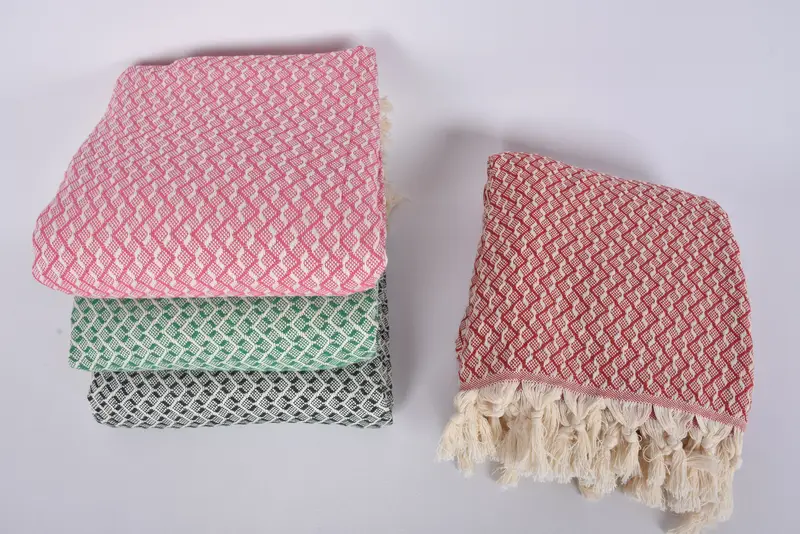 Personalized Wedding Gift, 96x92 Cotton Herringbone Towel, Bachelorette Party Favors, Boho Throw Blankets, Christmas Tablecloth, Throw Blanket - 8