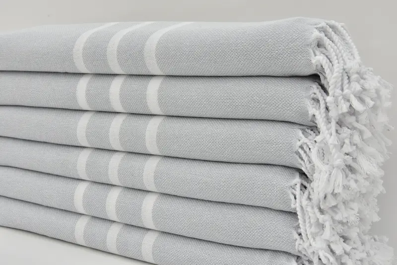 70x40 Cotton Striped Towel, Baby Boy Gift, Spa Gift Towel, Bachelor Bachelorette Party Favors, Bridesmaid Gift Towel, Personalized Gift - 3