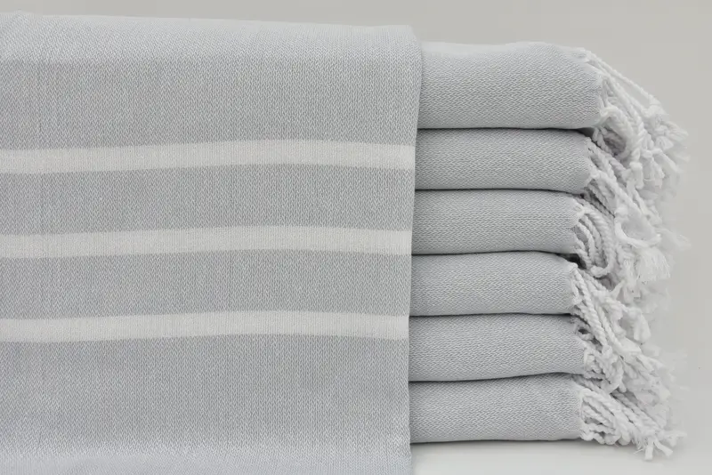 70x40 Cotton Striped Towel, Baby Boy Gift, Spa Gift Towel, Bachelor Bachelorette Party Favors, Bridesmaid Gift Towel, Personalized Gift - 1