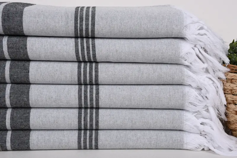 Gifts For Him, Guest Towel, 68x36 Cotton Striped Towel, Bachelorette Party Favors, Personalized Towel, Bachelorette Party Favor, Spa Gift Towel - 2