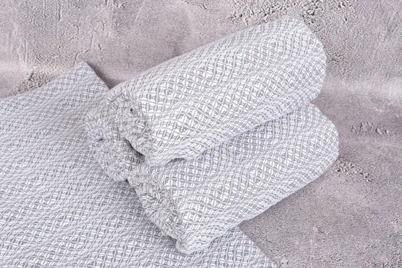 Monogram Turkish Towel, 70x40 Cotton Geometric Towel, Turkish bath towel, Sand-resistant Turkish towel for travel, Personalize Gift, Gift For Her - 7