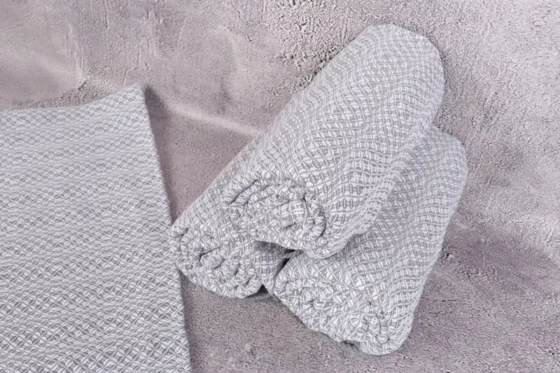 Monogram Turkish Towel, 70x40 Cotton Geometric Towel, Turkish bath towel, Sand-resistant Turkish towel for travel, Personalize Gift, Gift For Her - 8