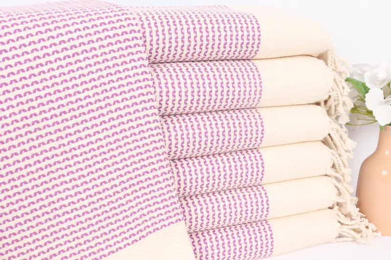 Cotton Hand Towel Purple 20x40 Inches, Wedding Gift, Bath Towel