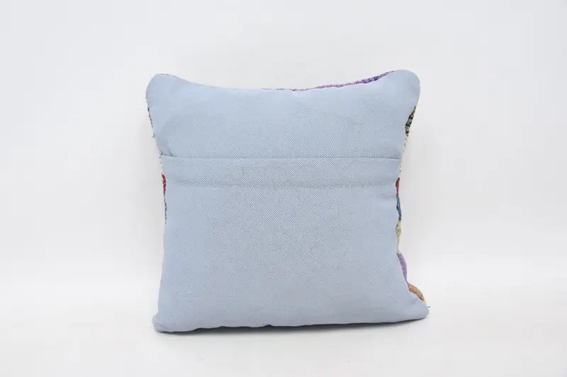Antique Pillows, Vintage Pillow, Cushion Case, Vintage Kilim Throw Pillow, 12x12 Purple Pillow Cover, Outdoor Throw Pillow, Wool Kilim Pillow Pillow - 6