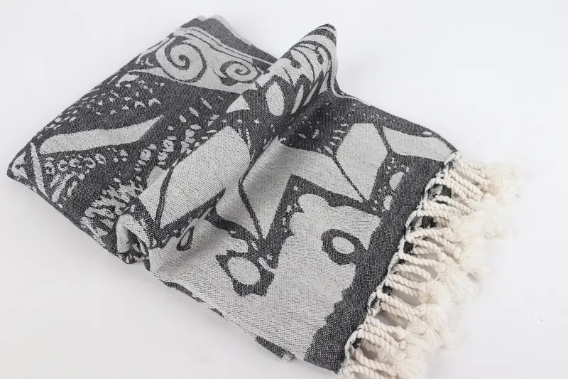 68x36 Cotton Compass Design Towel, Personalized Gift, Custom Wedding Gifts, Bridesmaid Favors, Custom Name Towel, Bachelor Gifts, Best Wedding Gift - 7