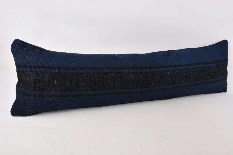 Kissenschein, Kilim -Kissen, helles Kissengehäuse, 12 x 43 braunes Kissengehäuse, Boho -Kissenscheinabdeckung, türkisches Kissen, gedämpftes Kissengehäuse, Haustierkissen - 2