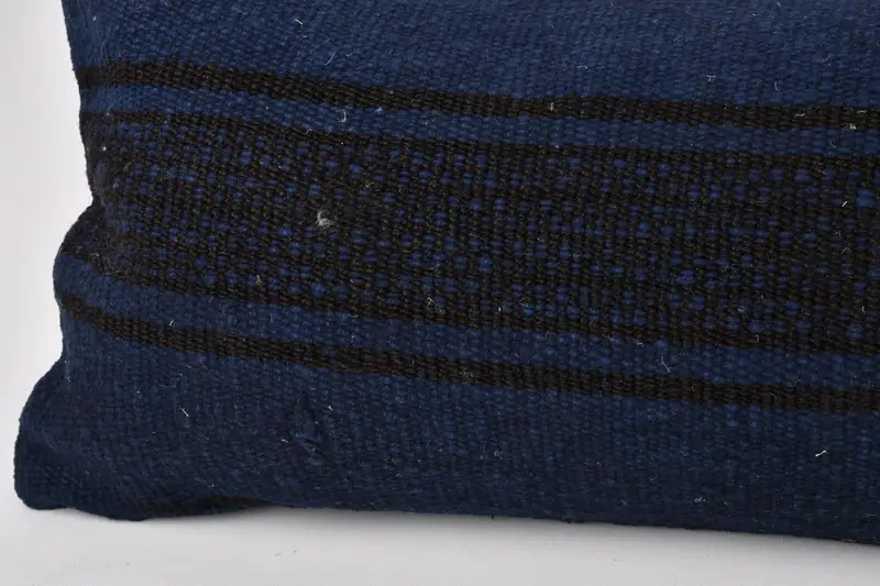 Kissenschein, Kilim -Kissen, helles Kissengehäuse, 12 x 43 braunes Kissengehäuse, Boho -Kissenscheinabdeckung, türkisches Kissen, gedämpftes Kissengehäuse, Haustierkissen - 4
