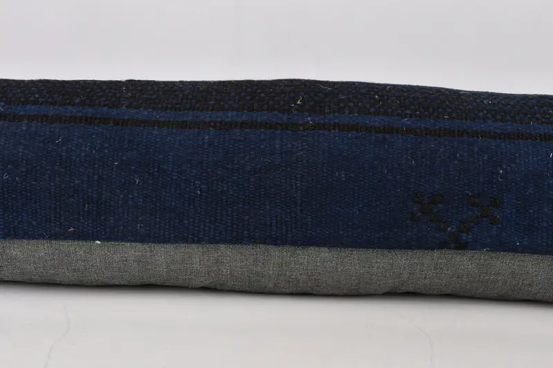 Kissenschein, Kilim -Kissen, helles Kissengehäuse, 12 x 43 braunes Kissengehäuse, Boho -Kissenscheinabdeckung, türkisches Kissen, gedämpftes Kissengehäuse, Haustierkissen - 5