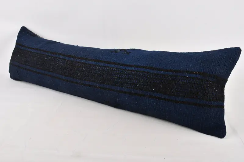 Kissenschein, Kilim -Kissen, helles Kissengehäuse, 12 x 43 braunes Kissengehäuse, Boho -Kissenscheinabdeckung, türkisches Kissen, gedämpftes Kissengehäuse, Haustierkissen - 3