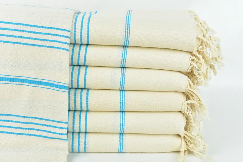 Embroidered Turkish Towel, Soft towel, 70x40 Linen Striped Towel, Personalized Bridesmaid Gift, Gift Boxes Towel, Bachelorette Party Favors - 1