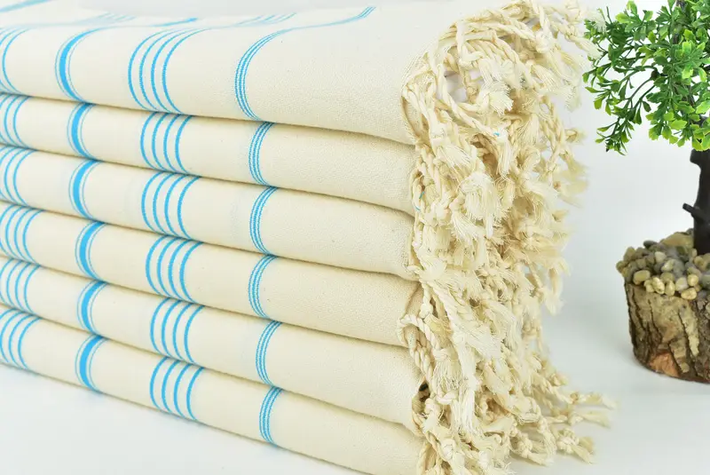 Embroidered Turkish Towel, Soft towel, 70x40 Linen Striped Towel, Personalized Bridesmaid Gift, Gift Boxes Towel, Bachelorette Party Favors - 3