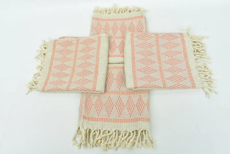 Gift For Him, Monogram Hand Towel, Bridal Shower Gift, Hand Size Towels, Small Bath Towels, 40x20 Linen Kilim Design Towel, Turkish Hand Towel - 6