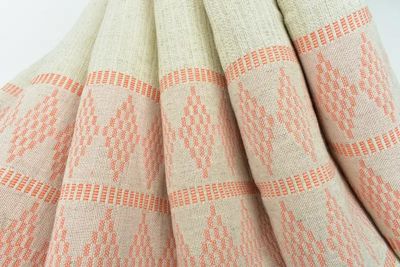 Gift For Him, Monogram Hand Towel, Bridal Shower Gift, Hand Size Towels, Small Bath Towels, 40x20 Linen Kilim Design Towel, Turkish Hand Towel - 5