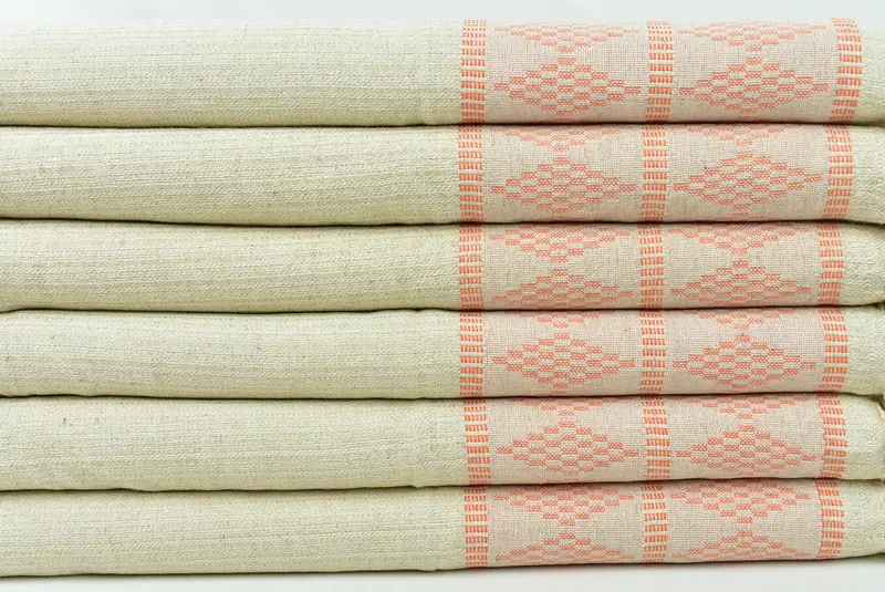 Gift For Him, Monogram Hand Towel, Bridal Shower Gift, Hand Size Towels, Small Bath Towels, 40x20 Linen Kilim Design Towel, Turkish Hand Towel - 2