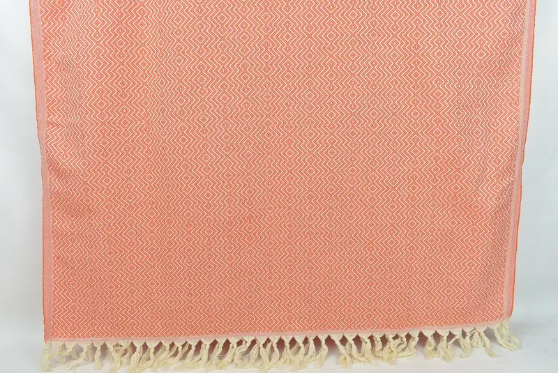 Bridal Shower Favors, Turkish hand towel, 70x38 Cotton Diamond Towel, Lightweight Turkish towel, Best Friend Christmas Gift, Bridemaids Beach Towel - 8