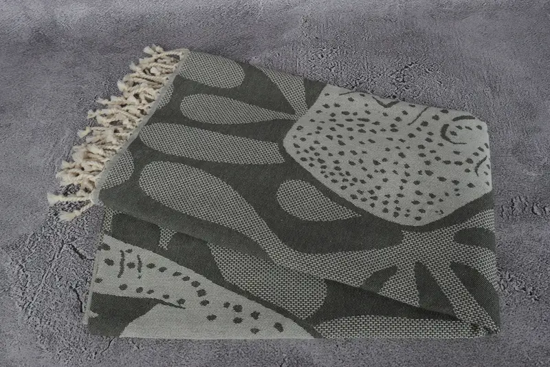 Wedding Gifts Towel, Personalized Turkish Towel, Bachelorette Party Decorations, Yoga Towel, Best Friend Gift Ideas, 70x40 Cotton Whale Design Towel - 7