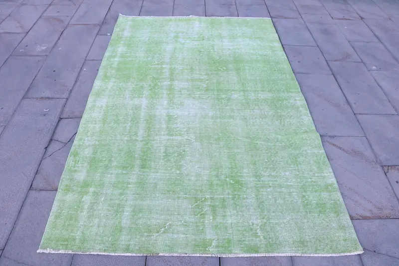 グリーンカモフラージュラグ、4.5x7.2フィートのシックな装飾