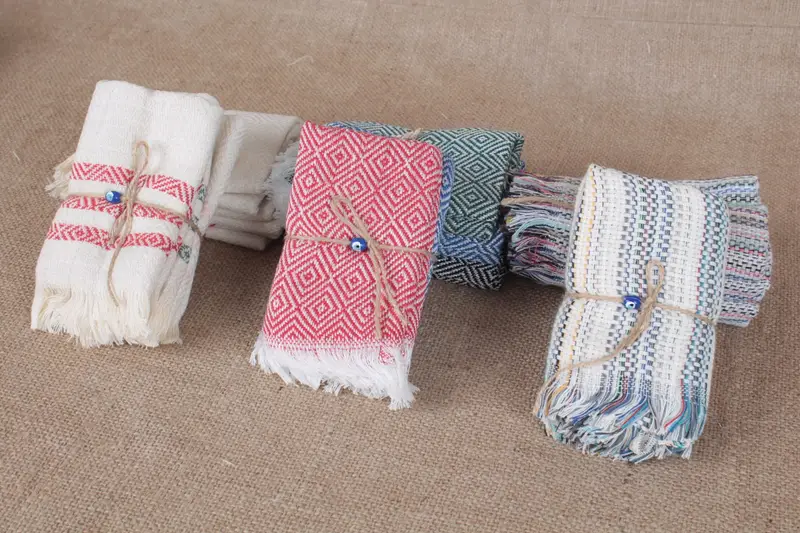 Dish Towel Turkish Hand Towel Diamond Towel 12x20 Inches