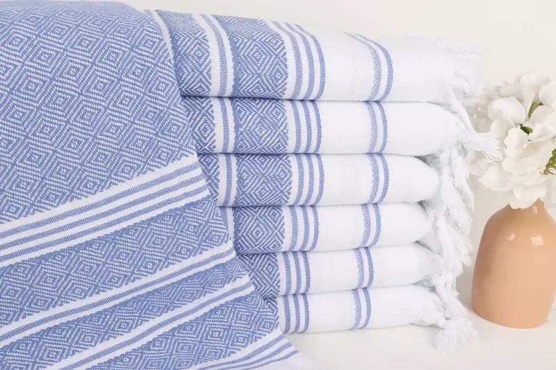 Personalized Towel, Cotton towel, 70x40 Cotton Diamond Towel, Guest Towel, Bridal Shower Gifts, Bachelorette Party Gifts, Lightweight towel - 1