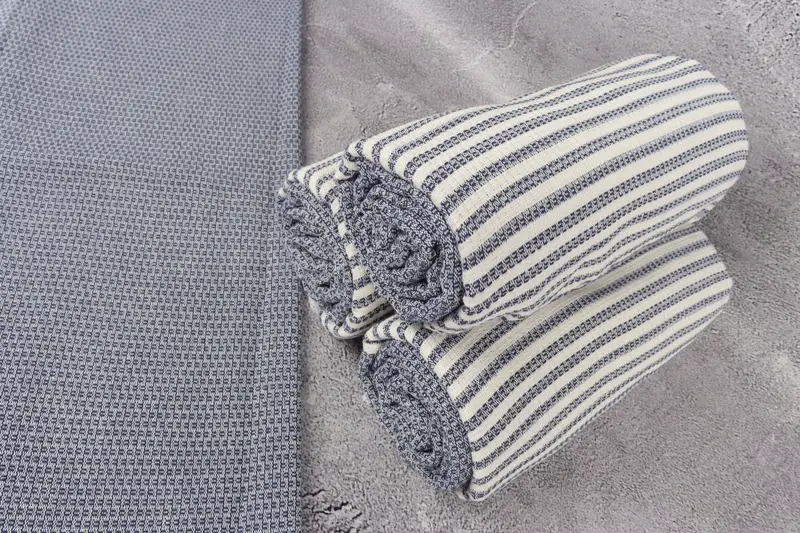 Embroidery Towel, Lightweight Turkish towel, Friends Beach Towel, 68x40 Cotton Striped Towel, Bachelorette Gifts, Embroidery Towels, Quick-dry towel - 8