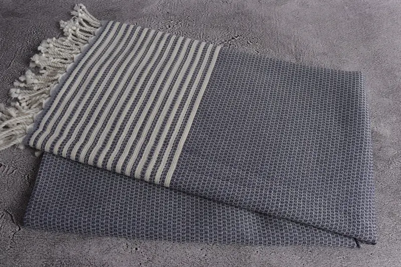 Embroidery Towel, Lightweight Turkish towel, Friends Beach Towel, 68x40 Cotton Striped Towel, Bachelorette Gifts, Embroidery Towels, Quick-dry towel - 6