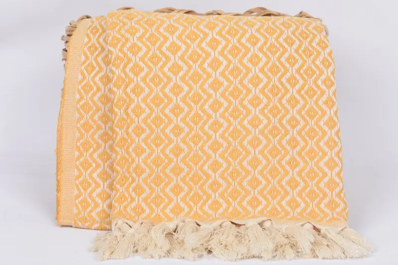 70x40 Cotton Diamond Towel, Turkish beach towel with fringe, Wedding Gifts Towel, Turkish beach towel, Bachelor Party Favors, Bath towel - 5