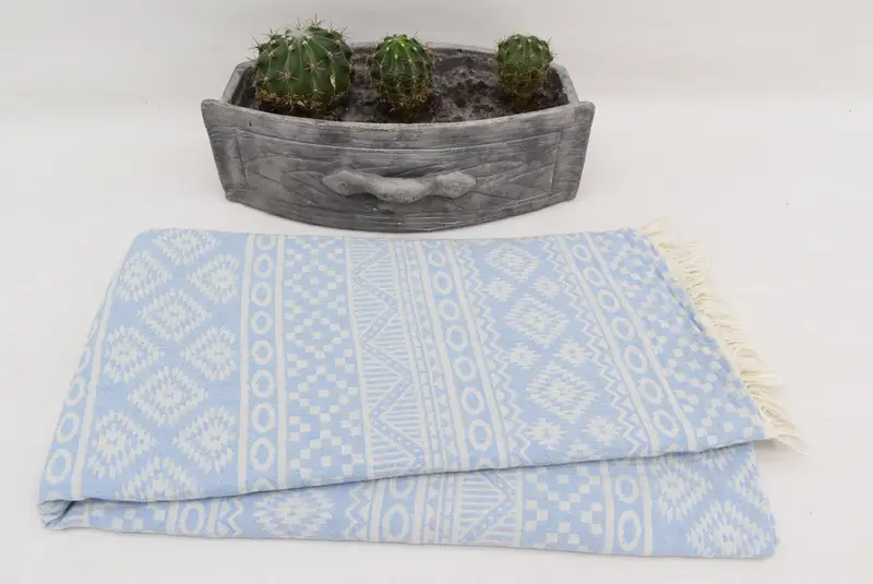 Monograma de toalla turca, toalla geométrica de algodón 68x36, toalla personalizada, toalla de regalo de dama de honor, regalo de boda personalizado para pareja, regalos de soltera - 3