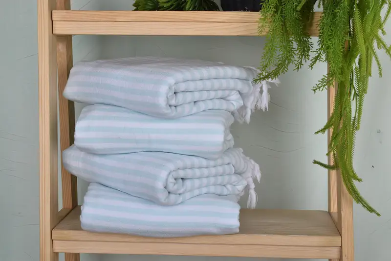Kids Beach Towel, 70x36 Linen Terry Striped Towel, Personalised Gift, Oversized Beach Towel, Beach towel, Bridesmaid Gifts, Absorbent towel - 7