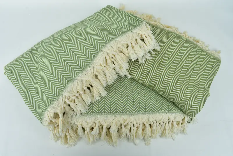 Reina de manta turca, toalla de chevron de algodón 92x76, favores de despedida de soltera, manta estética, regalo de novia, favores de boda, colchoneta - 6