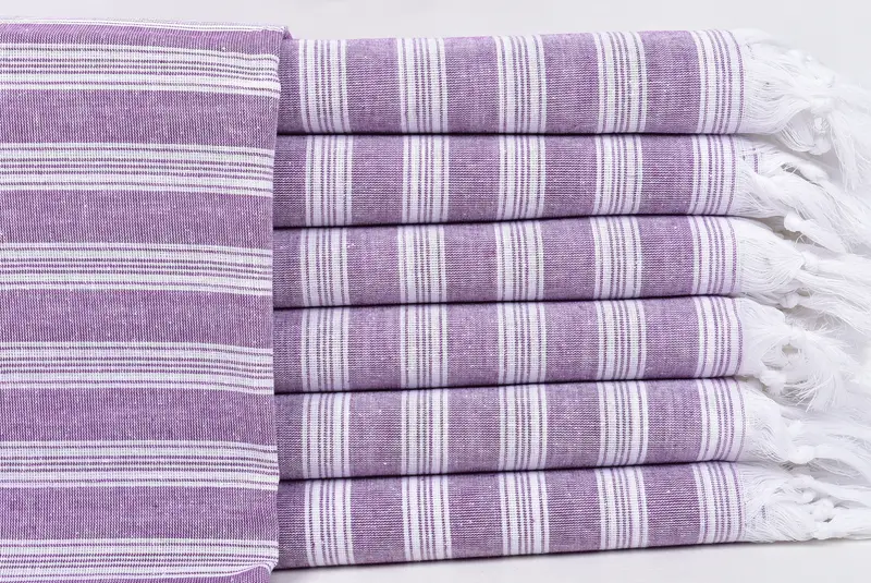 Bridesmaid Gift Towel, Hammam Towel USA, 70x40 Cotton Striped Towel, Personalized Wedding Gift, Wedding Gifts Towel, Boyfriend Christmas Gift - 1