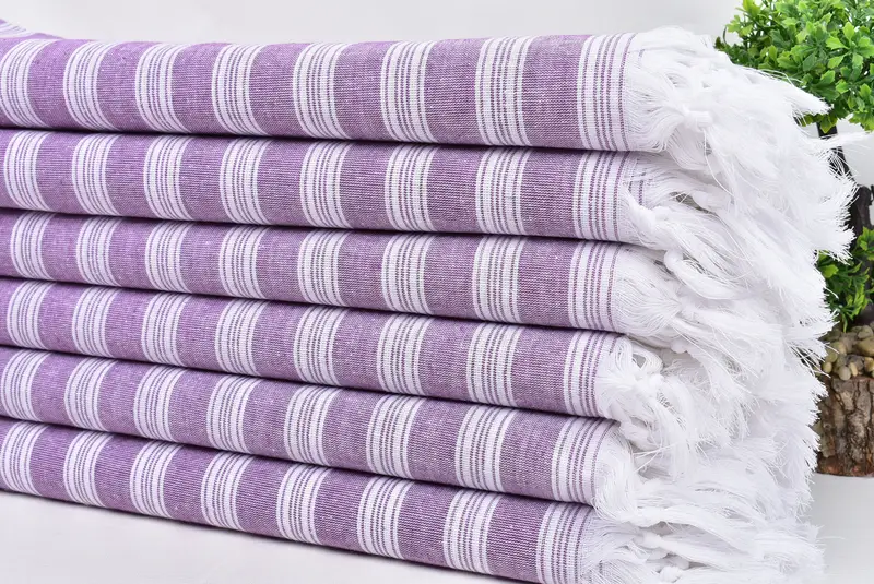 Bridesmaid Gift Towel, Hammam Towel USA, 70x40 Cotton Striped Towel, Personalized Wedding Gift, Wedding Gifts Towel, Boyfriend Christmas Gift - 3