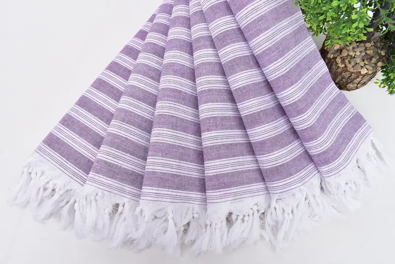 Bridesmaid Gift Towel, Hammam Towel USA, 70x40 Cotton Striped Towel, Personalized Wedding Gift, Wedding Gifts Towel, Boyfriend Christmas Gift - 4