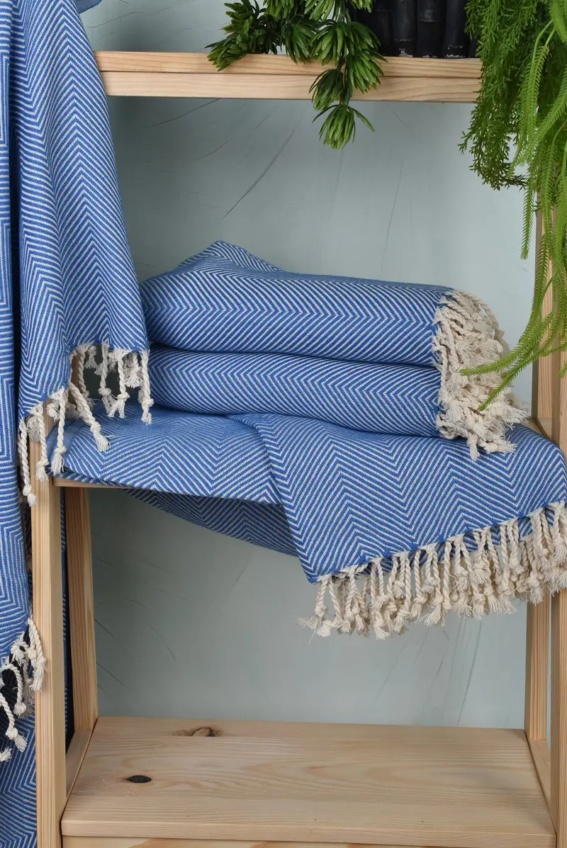Peshtemal Towel, Home Decor Gifts, Gift For Boyfriend, Beach Towel Gift, Turkish Beach Towel Bulk, 70x40 Cotton Herringbone Towel, Bridesmaid Gifts - 6