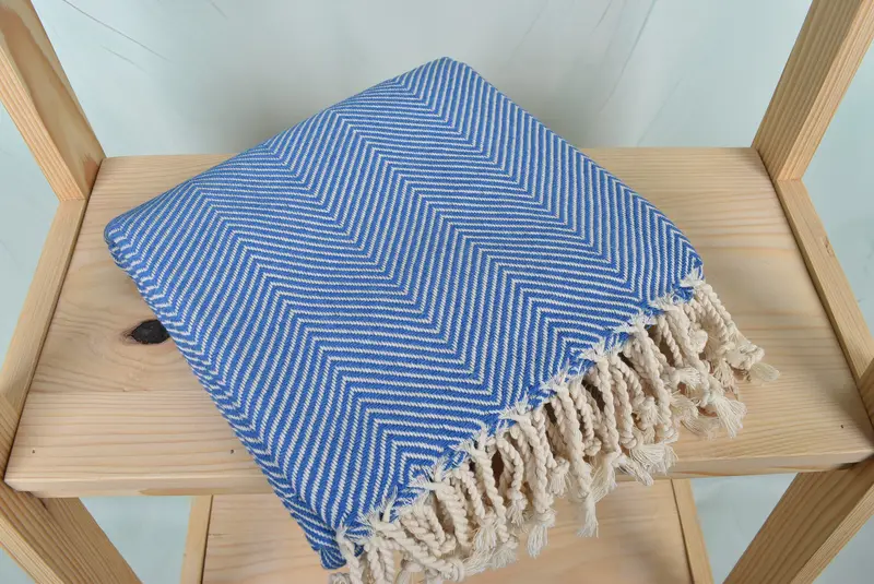 Peshtemal Towel, Home Decor Gifts, Gift For Boyfriend, Beach Towel Gift, Turkish Beach Towel Bulk, 70x40 Cotton Herringbone Towel, Bridesmaid Gifts - 5