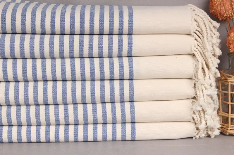 Employee Gifts, Monogram Beach Towel, Cancun Bachelorette Party Gift Ideas, 70x40 Cotton Striped Towel, Personalized Towel, Sand-free towel - 2