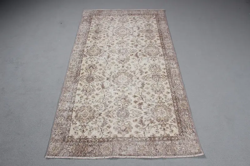 Alfombra Patchwork Beige y Marrón, 9x1,8m Decoración Chic