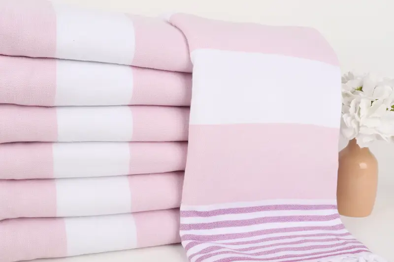 Gift For Him, Bulk Order Towel, Gift Boxes Towel, Custom Name Towel, Lightweight towel, Quick-dry peshtemal, 68x36 Cotton Striped Terry Towel - 2