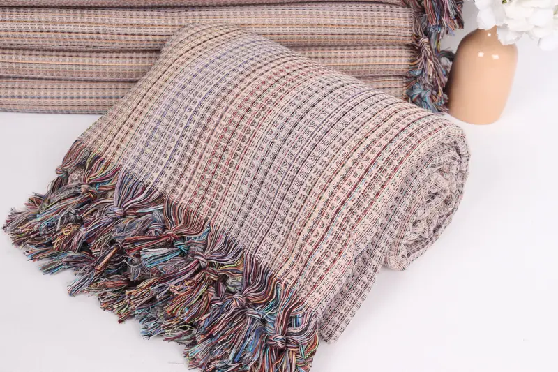 Turkish Blanket, Bedspread, Personalized Gifts, Shower Curtain, King Size Bedspread, 92x88 Cotton Geometric Towel, Personalized Home Gift Wedding - 4