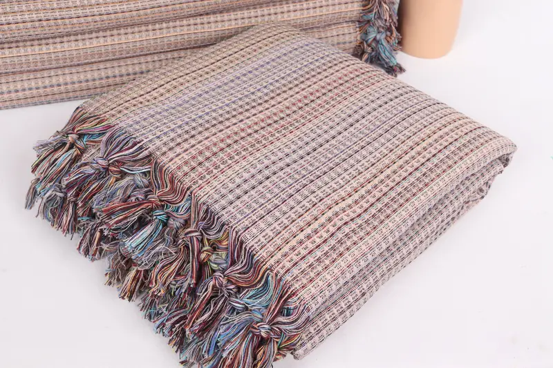 Turkish Blanket, Bedspread, Personalized Gifts, Shower Curtain, King Size Bedspread, 92x88 Cotton Geometric Towel, Personalized Home Gift Wedding - 5