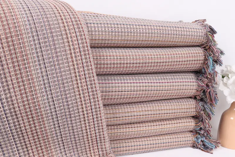 Turkish Blanket, Bedspread, Personalized Gifts, Shower Curtain, King Size Bedspread, 92x88 Cotton Geometric Towel, Personalized Home Gift Wedding - 1