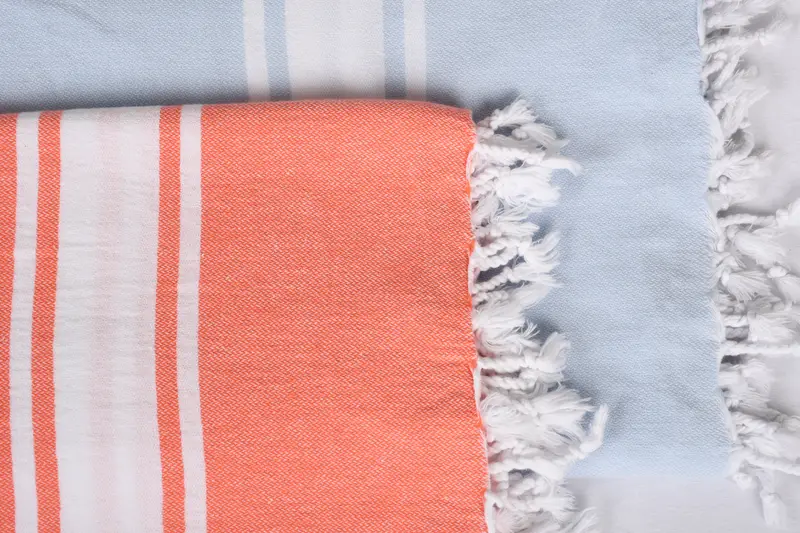 92x80 Cotton Striped Towel, Best Wedding Gift, Throw Blanket, Custom Gift, Bridesmaid Gifts, Bachelorette Party Favors, Christmas Tablecloth - 4