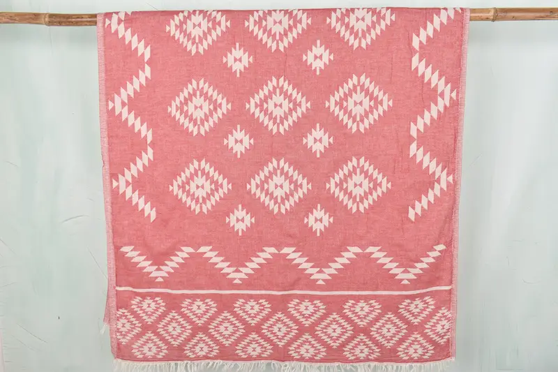 70x36 Cotton Kilim Towel, Personalized Gifts, Sand-free towel, Bridal Shower Favors, Gift For Wedding Day, Unique Wedding Gift, Welcome Wedding Gift - 1